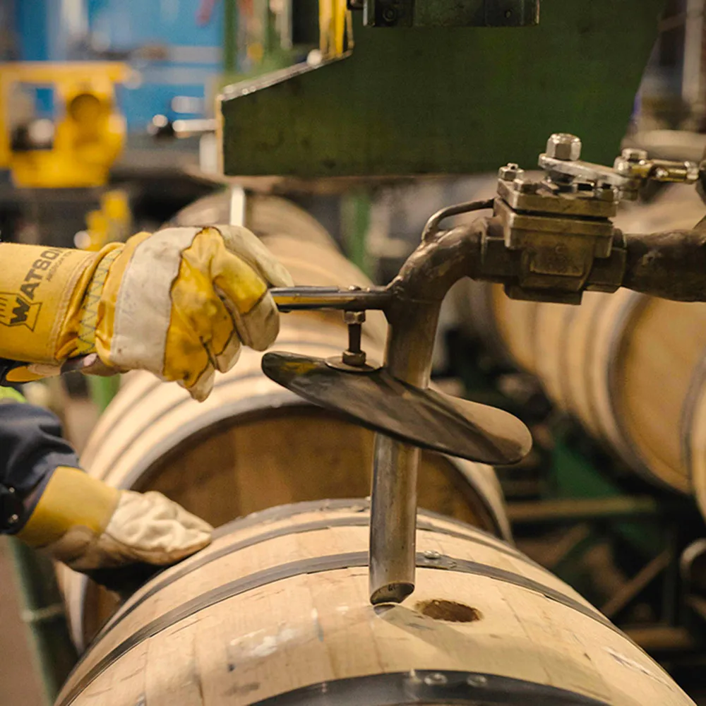 Whisky Filling Barrel Metal Valve Alberta