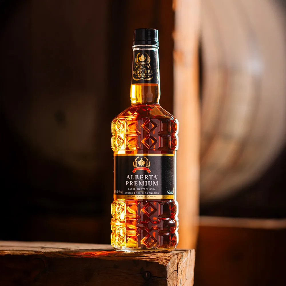 bottle-wooden-surface-barrel-alberta