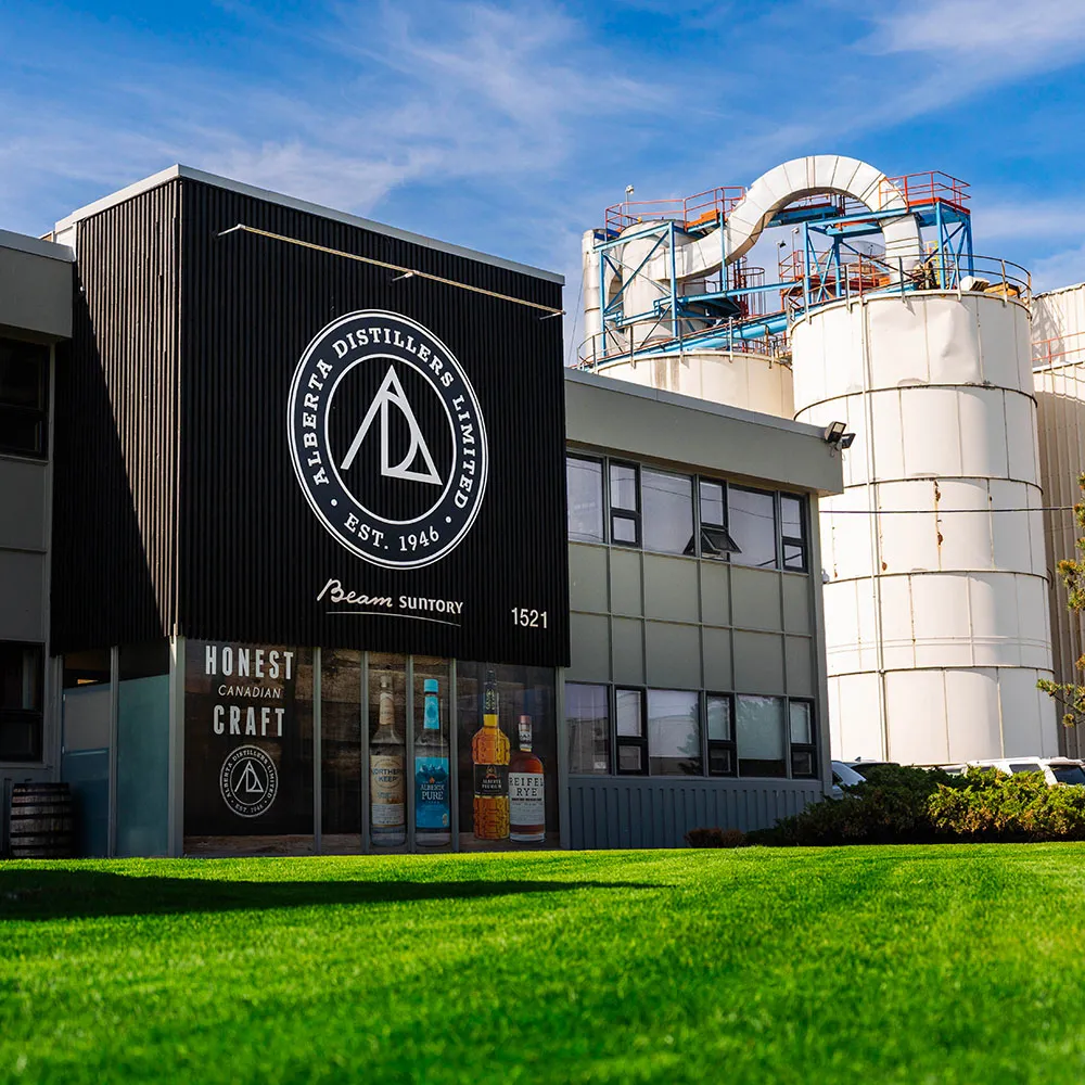 distillers-building-exterior-logo-bottles-alberta