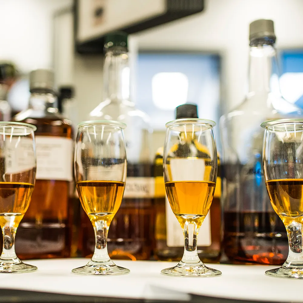 Glasses Table Bottle Alberta