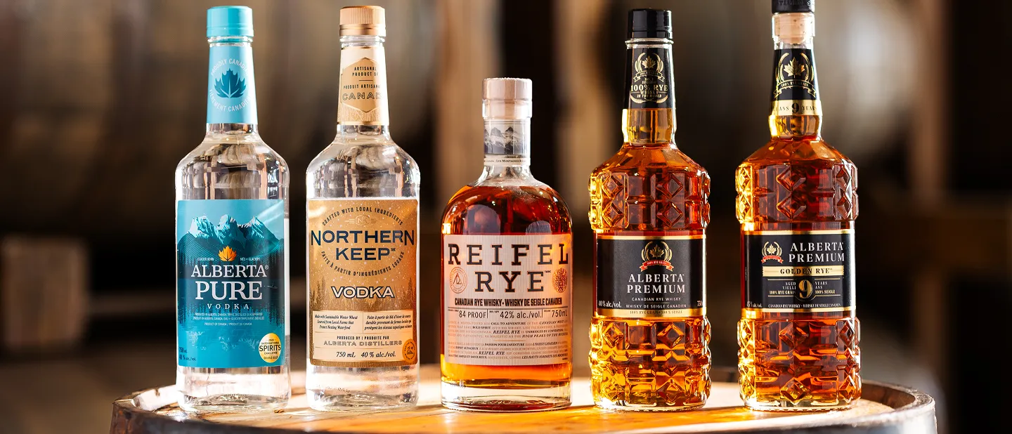 Mix Bottles Distillery Alberta